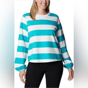 NWOT Columbia Women's Trek Seasonal FT Graphic Crewneck